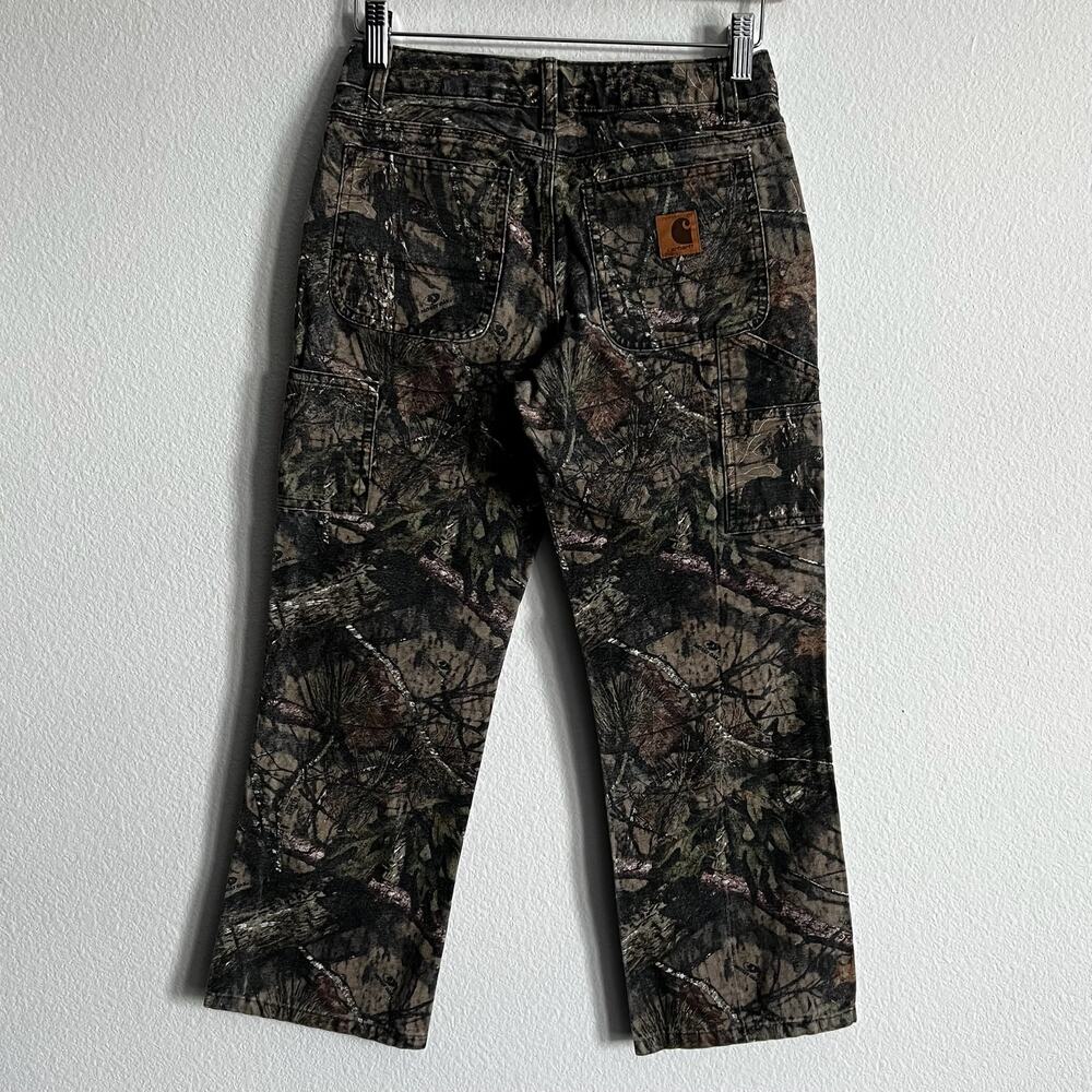 Carhartt YOUTH realtree camo work wear carpenter pants